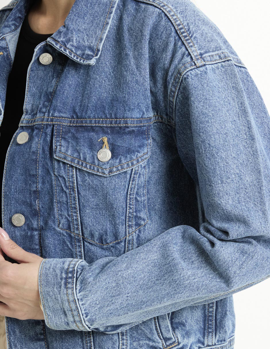 Chamarra denim para mujer 4