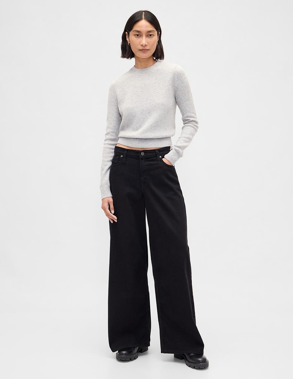 Suéter cuello redondo para mujer 2