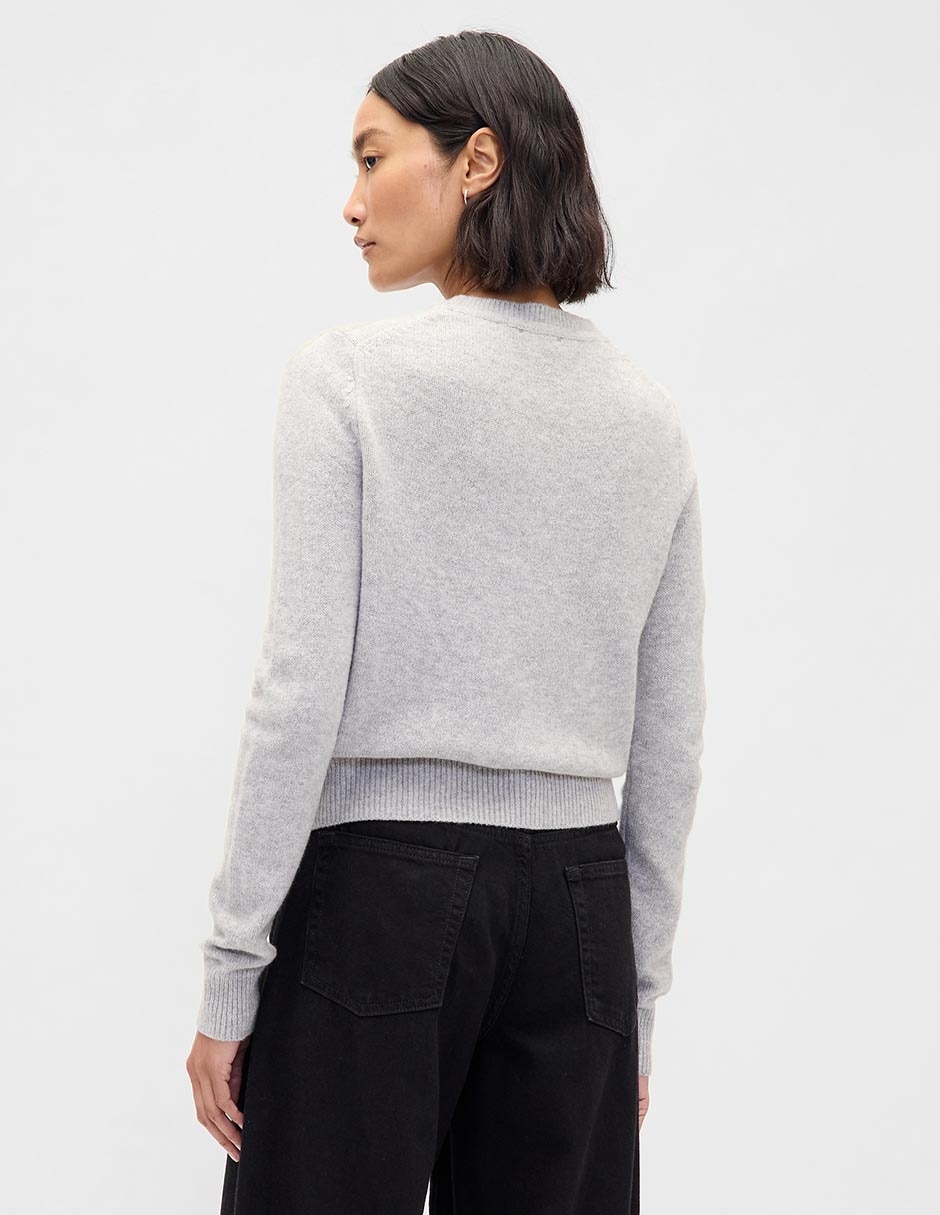 Suéter cuello redondo para mujer 3