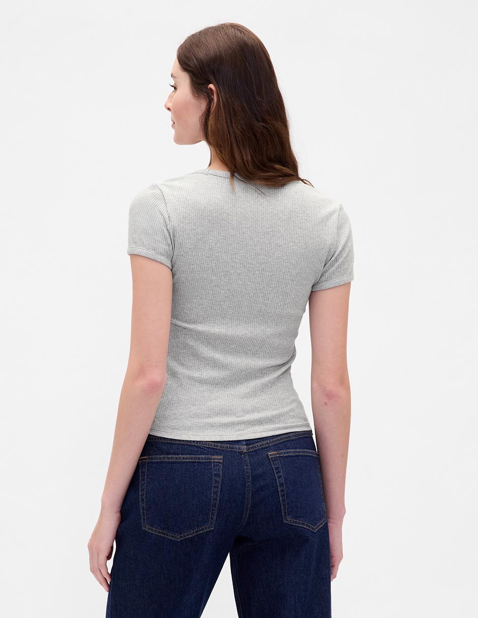 PLAYERA GAP 823321 LISO REGU, XG, GRIS