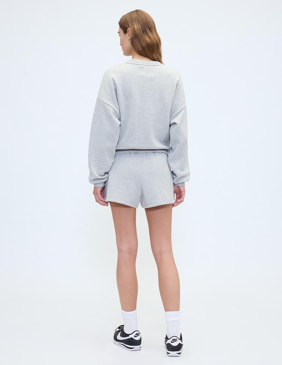 SHORT GAP 823744 LOGO ALGODÓ, CH, GRIS