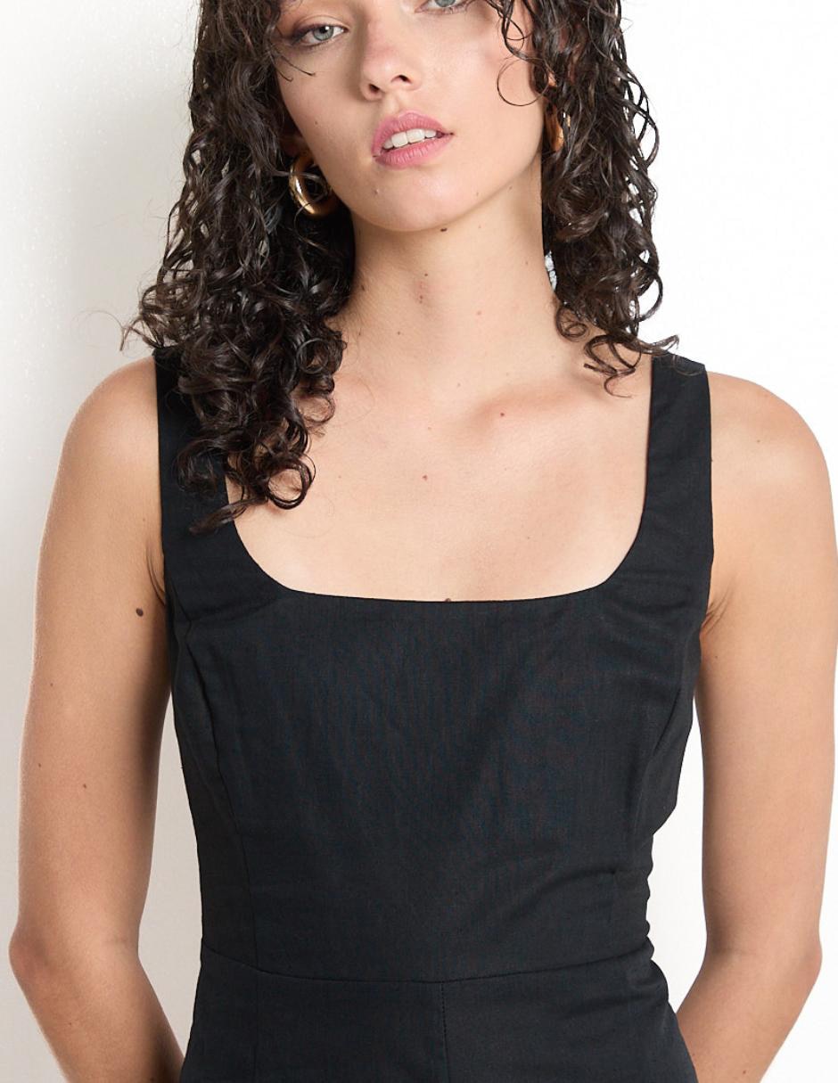 Vestido midi casual para mujer 4