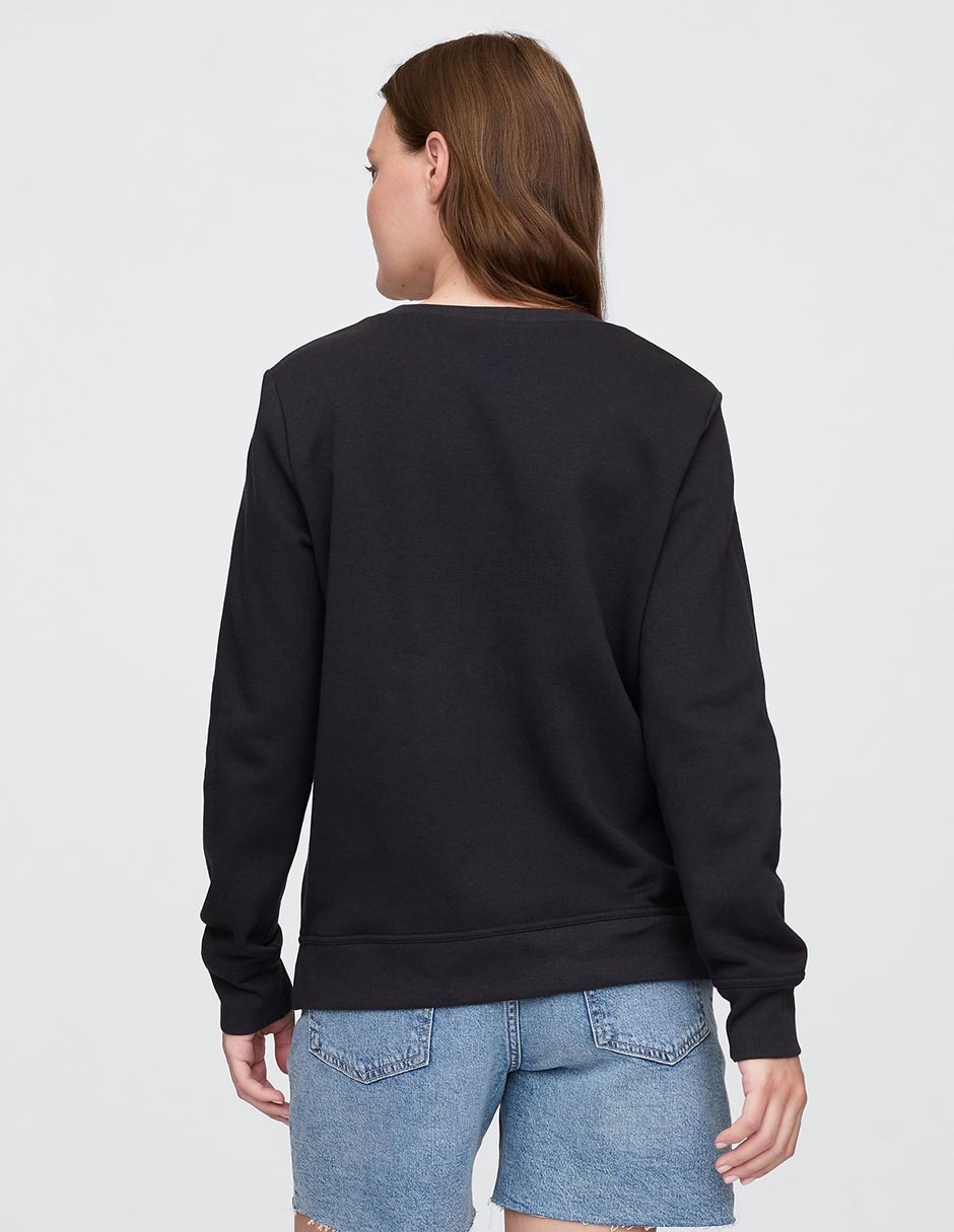 SUDADERA GAP 8004, XXCH, NEGRO INTENSO