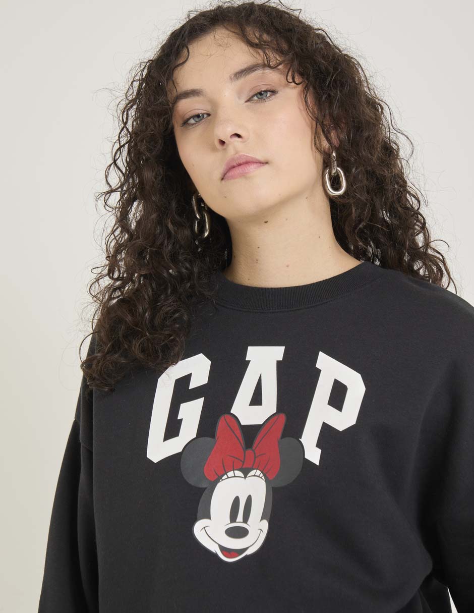 SUDADERA GAP 822932 LOGO A, XG, NEGRO I