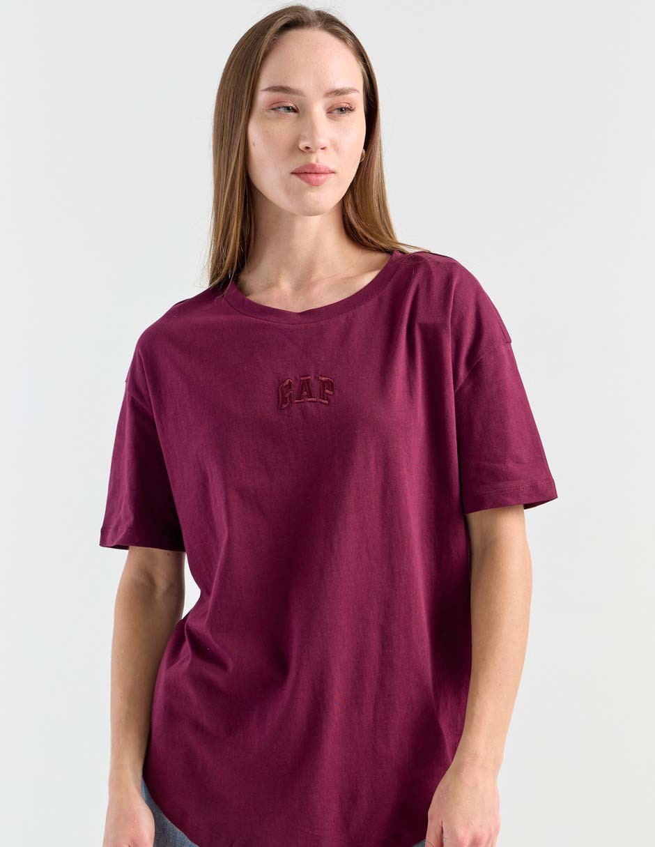 Playera manga corta cuello redondo para mujer Playera manga corta cuello redondo para mujer