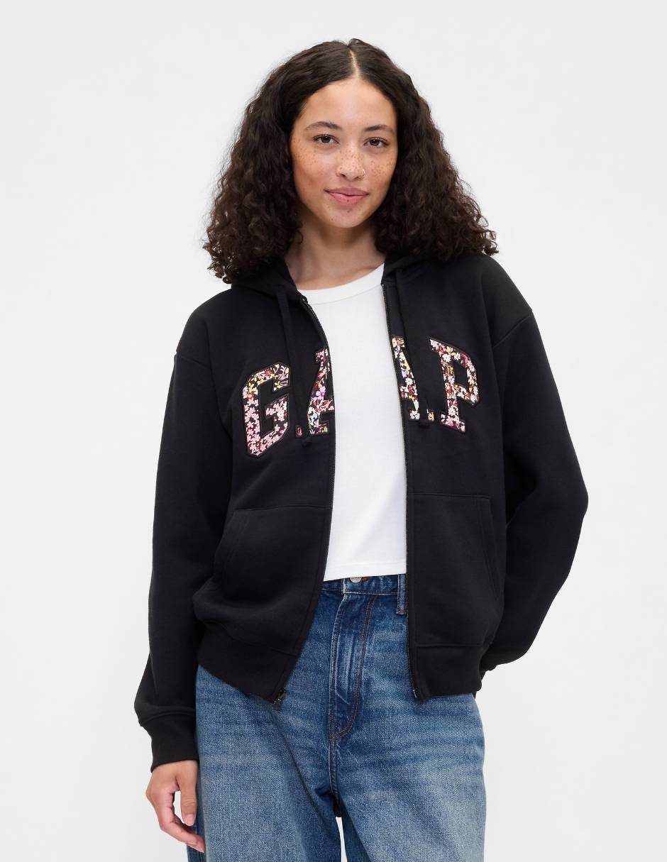 SUDADERA GAP 678782, CH, NEGRO INTENSO