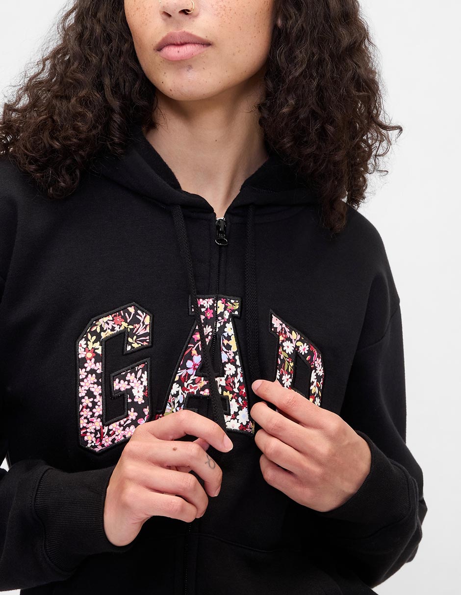 SUDADERA GAP 678782, CH, NEGRO INTENSO