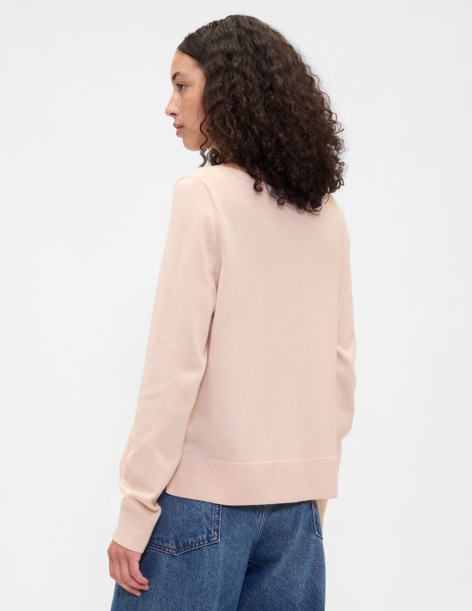 Suéter cuello redondo para mujer 2