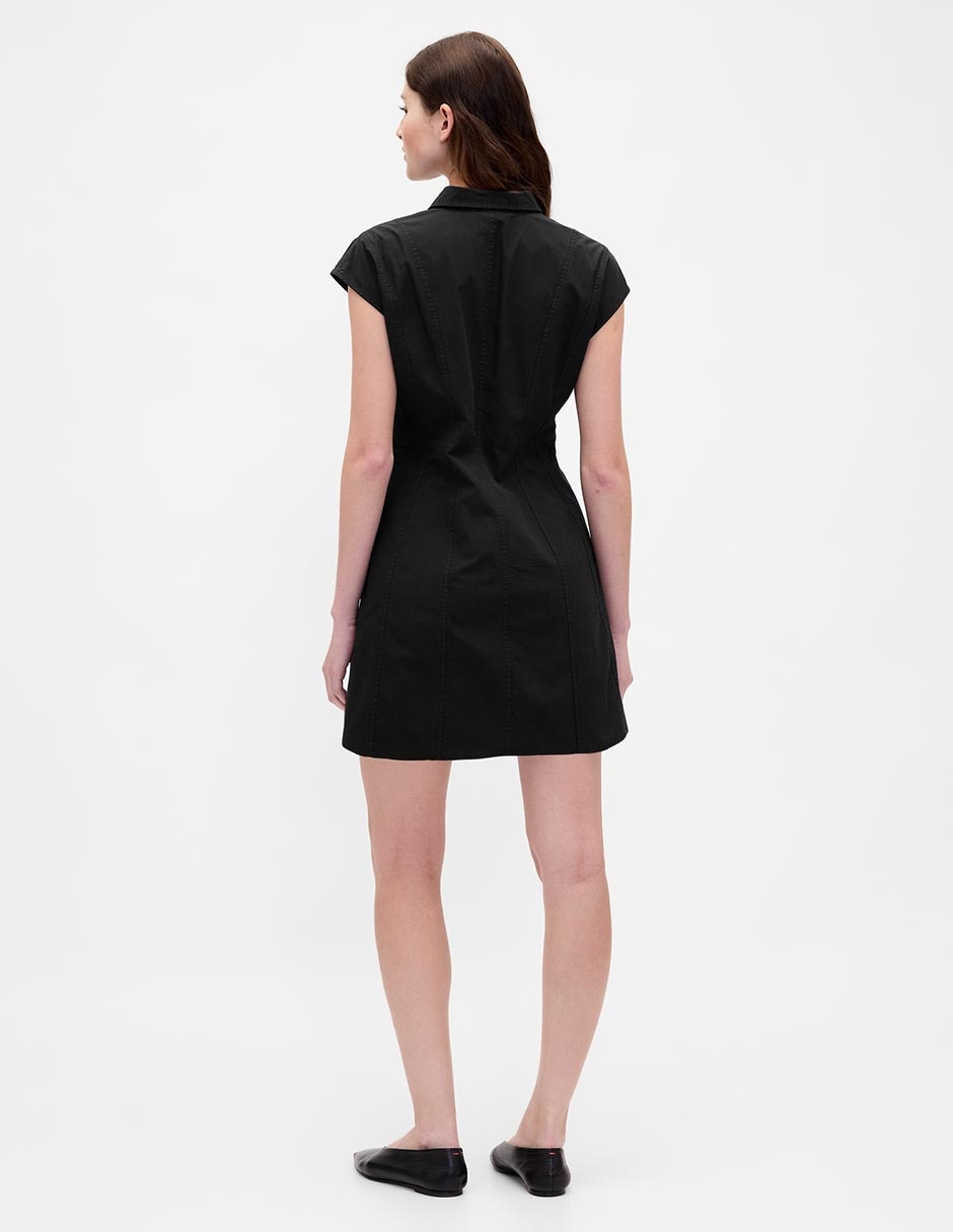 VESTIDO GAP 79784, XXCH, NEGRO