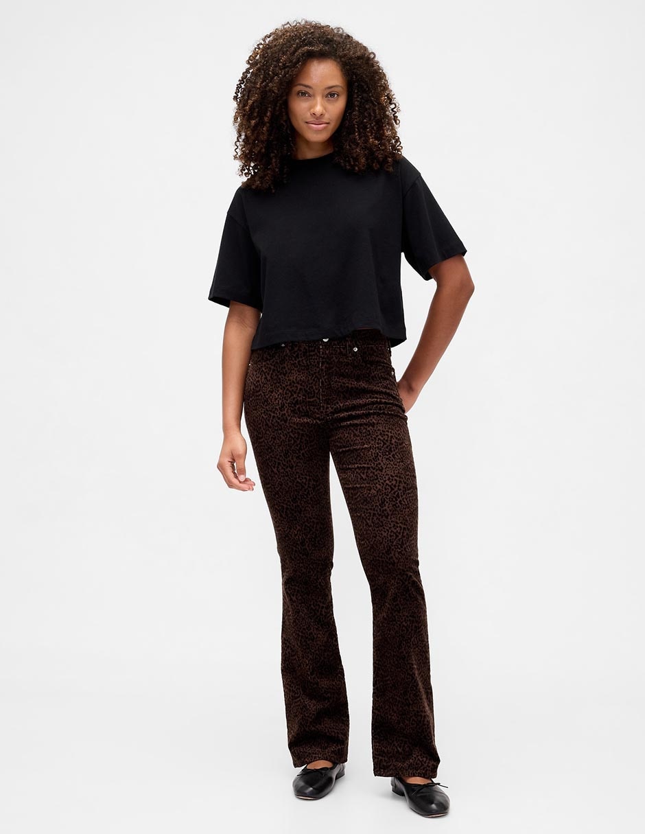Jeans boot corte cintura para mujer