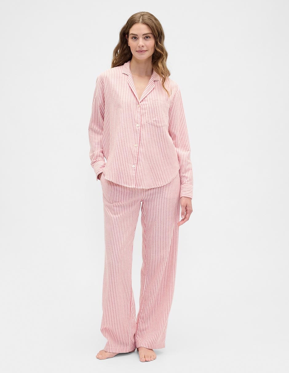 CAMISA PIJAMA GAP 800114, XG, ROJO