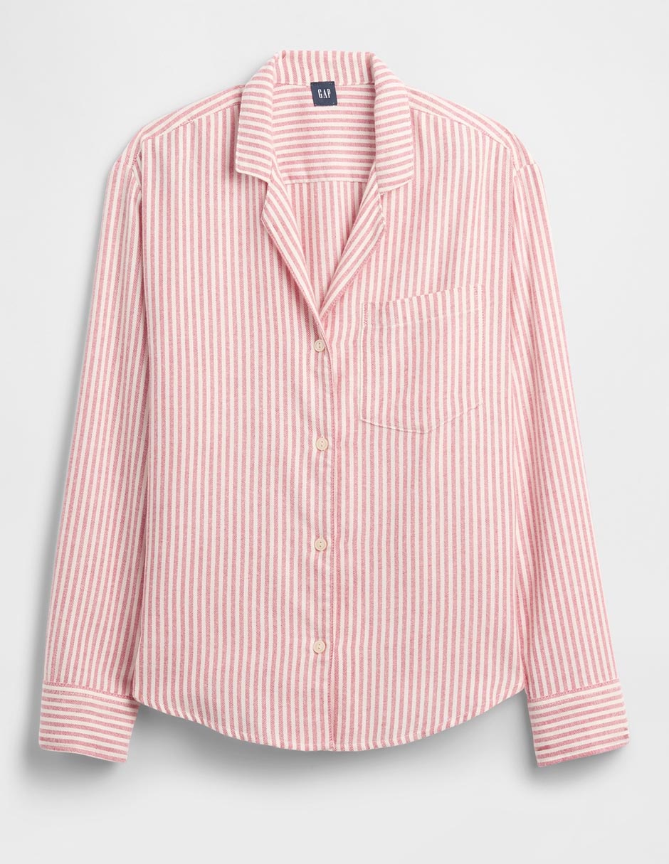 CAMISA PIJAMA GAP 800114, XG, ROJO