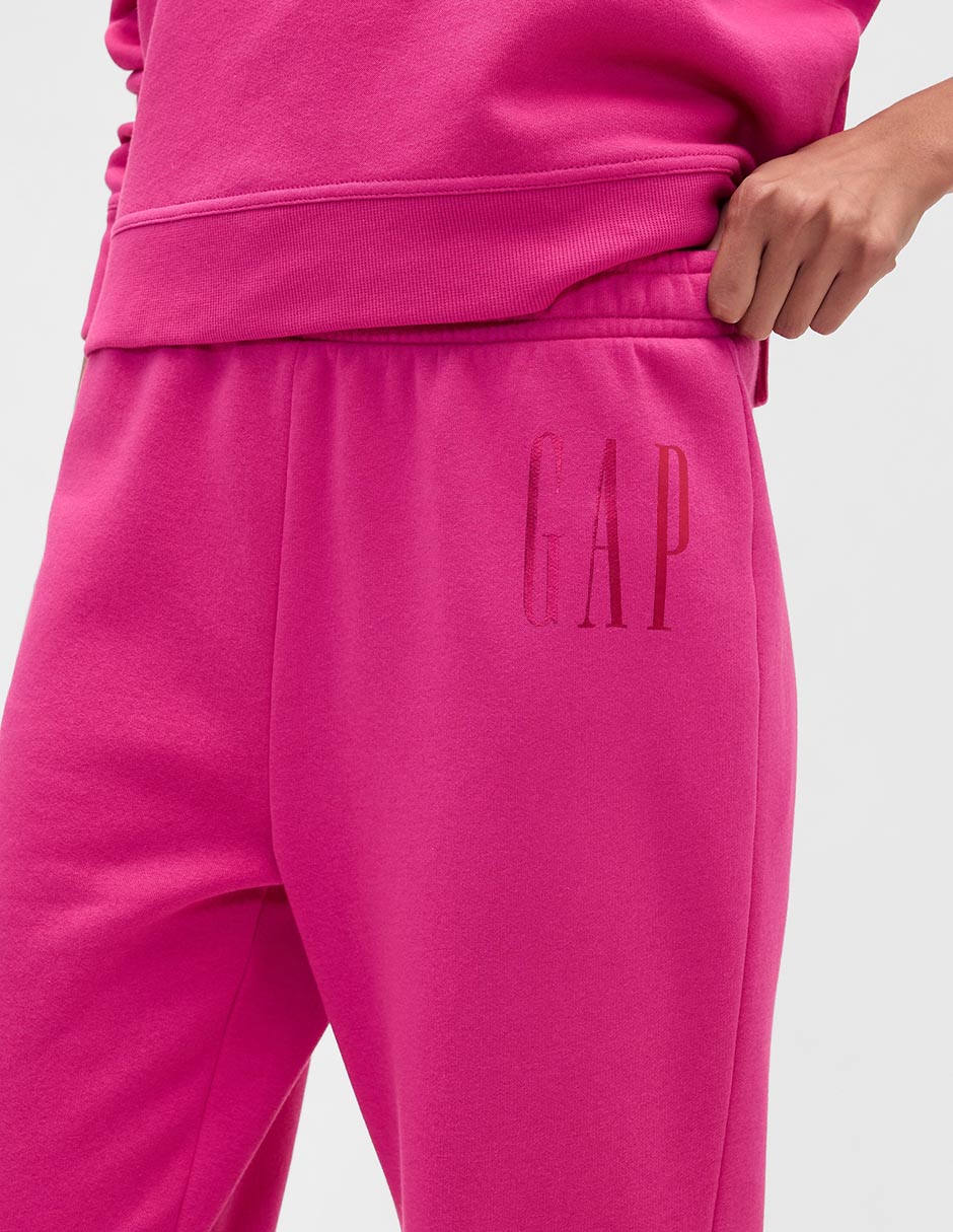 Pants regular con elástico para mujer 4