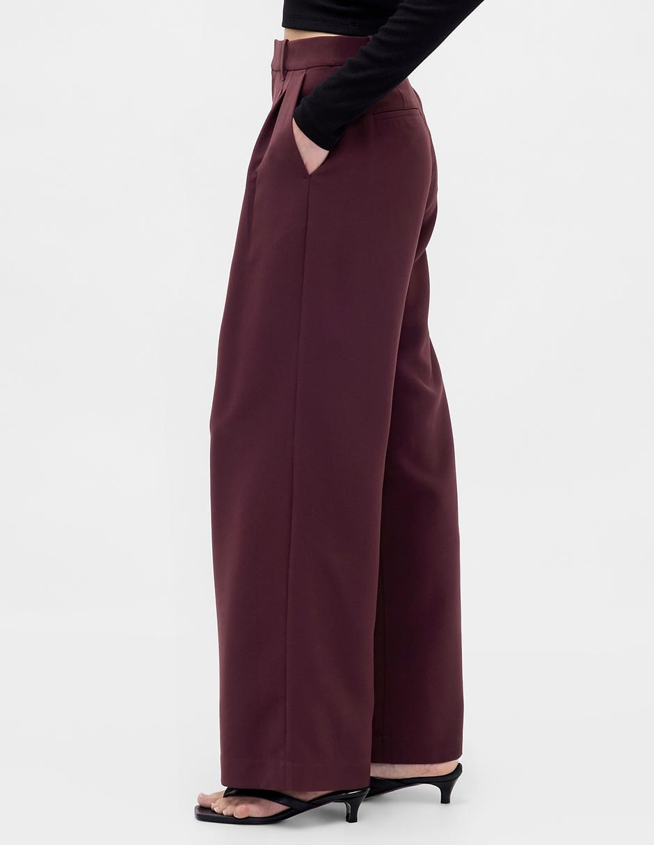 Pantalón de vestir wide leg para mujer 4