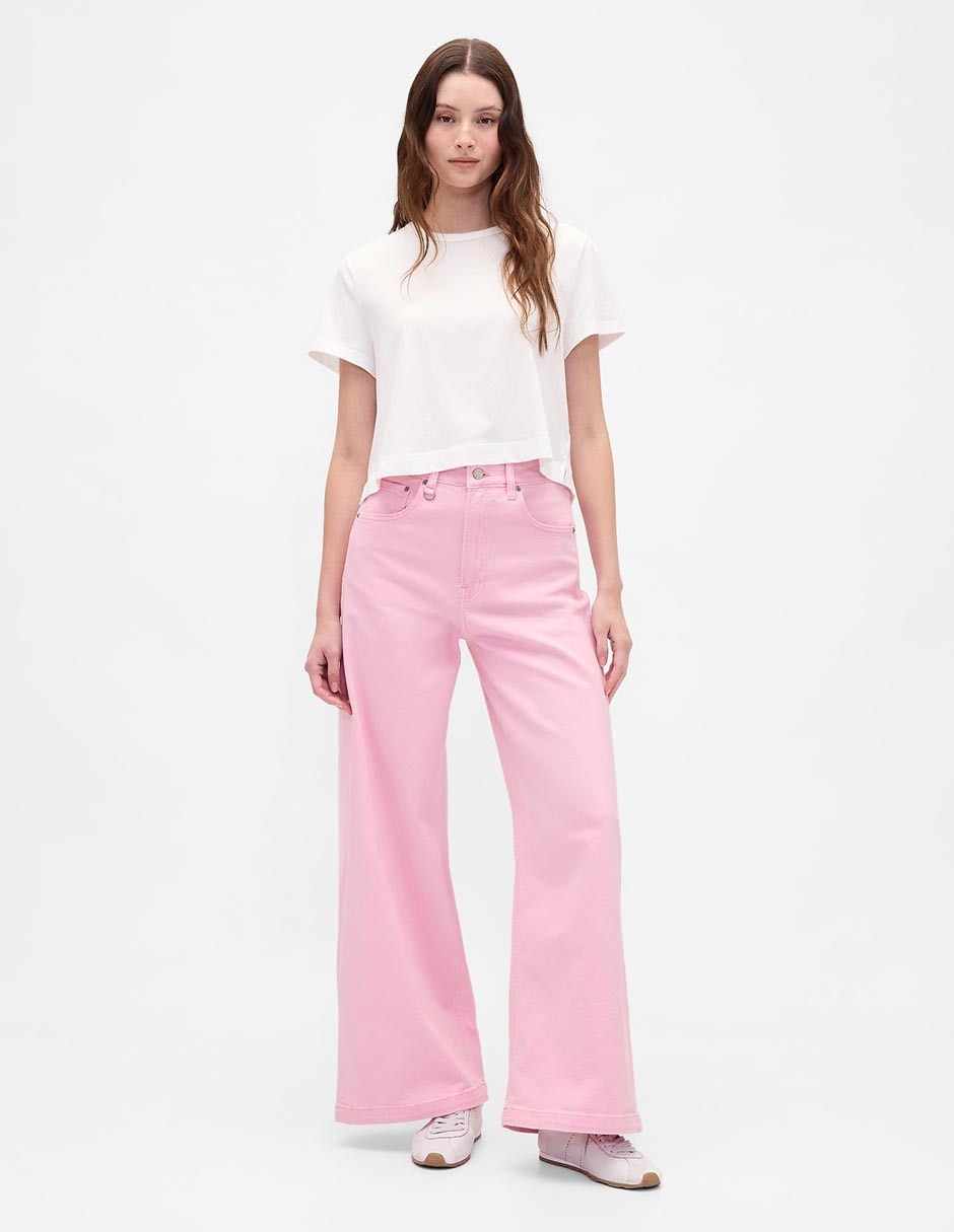 Jeans wide leg para mujer 1