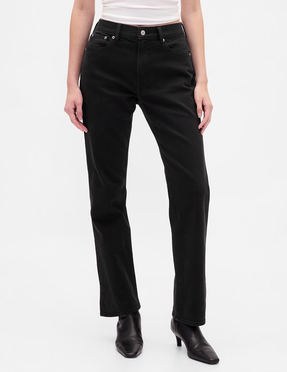 Jeans straight para mujer 2