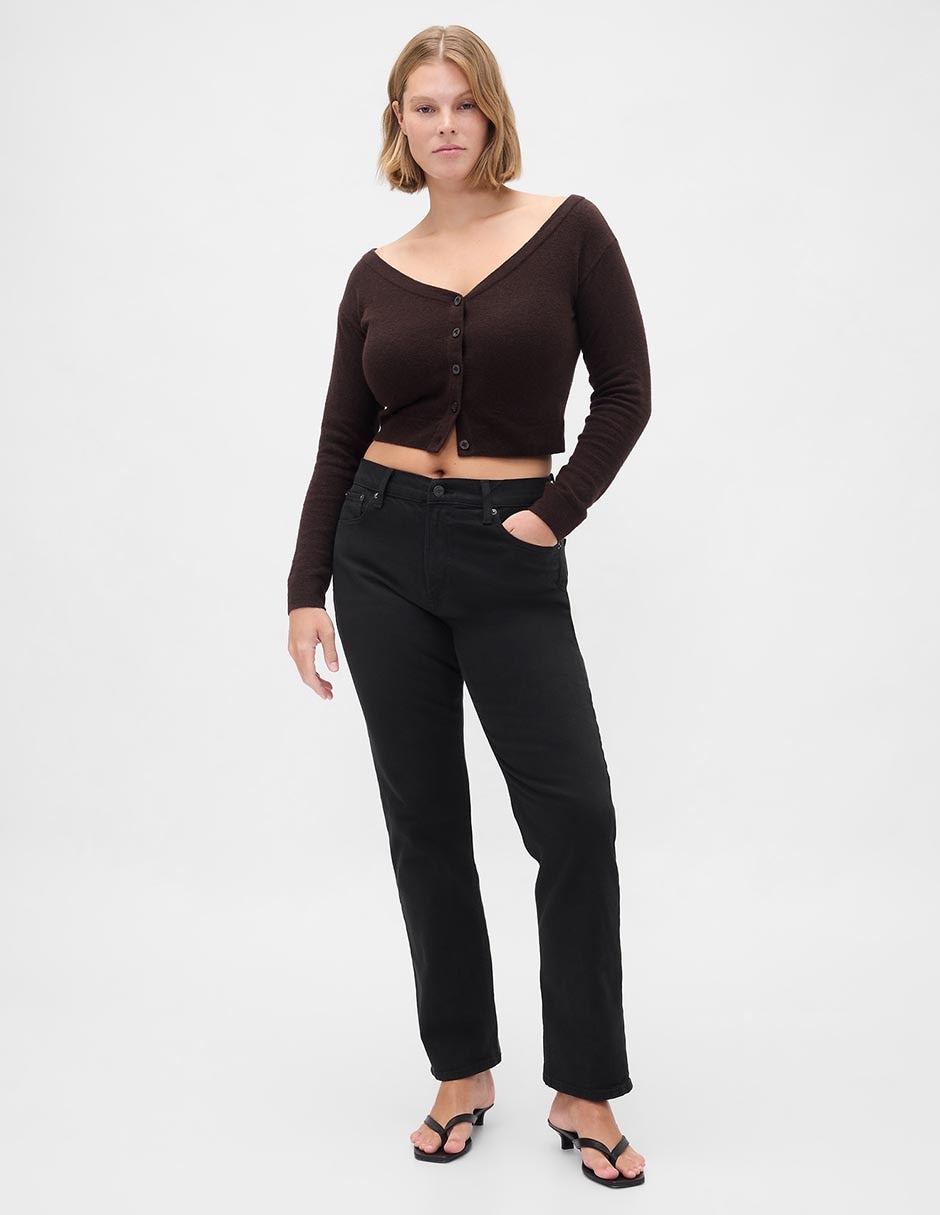 Jeans straight para mujer 5