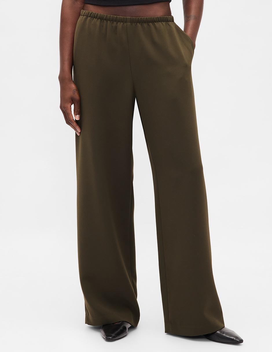 Pantalón relaxed wide leg para mujer 2