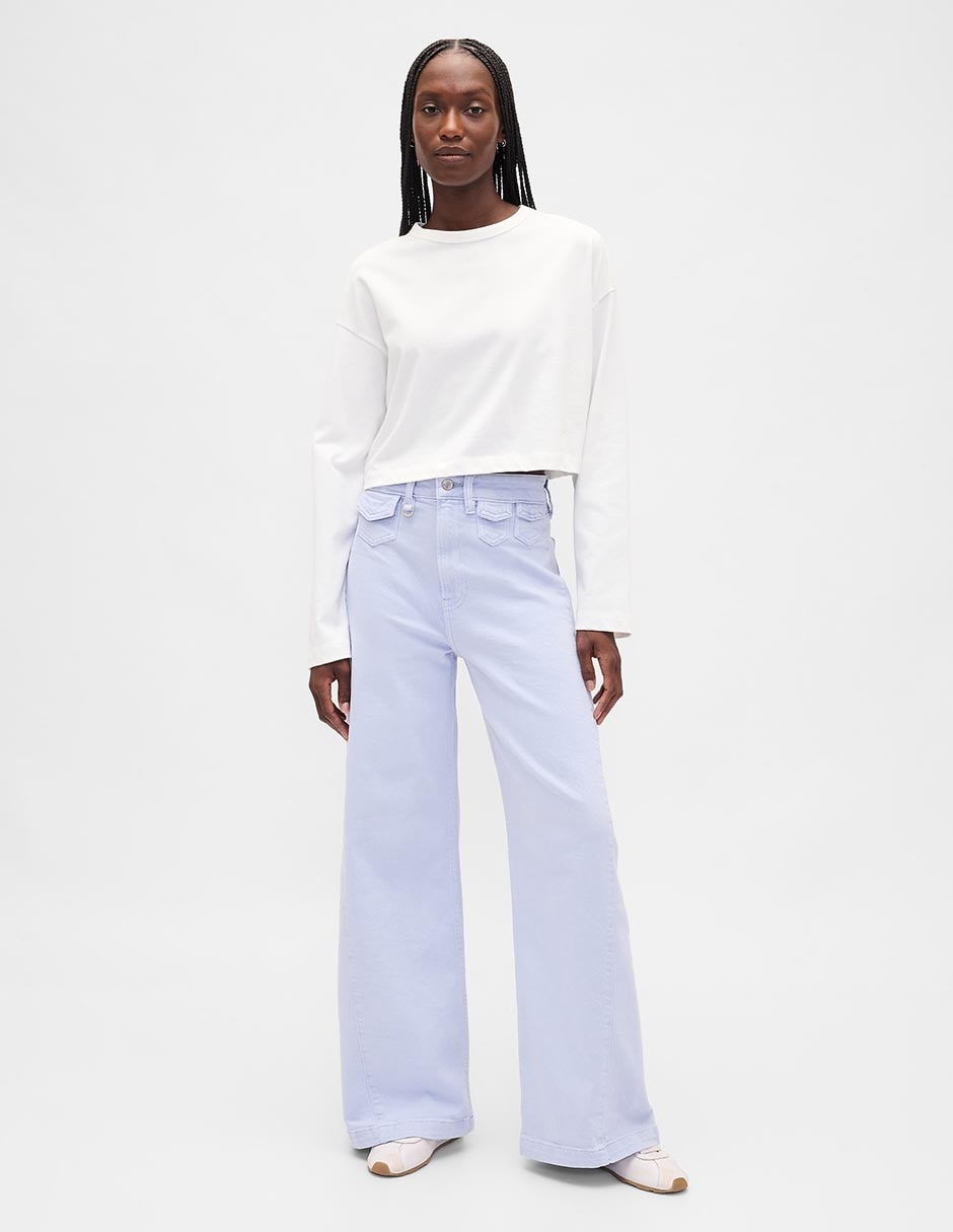 Jeans straight para mujer 1