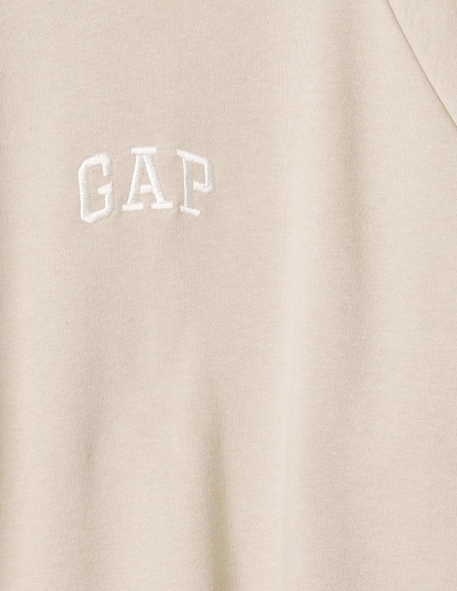 SUDADERA GAP 765585 GRÁFICO, G, BEIGE