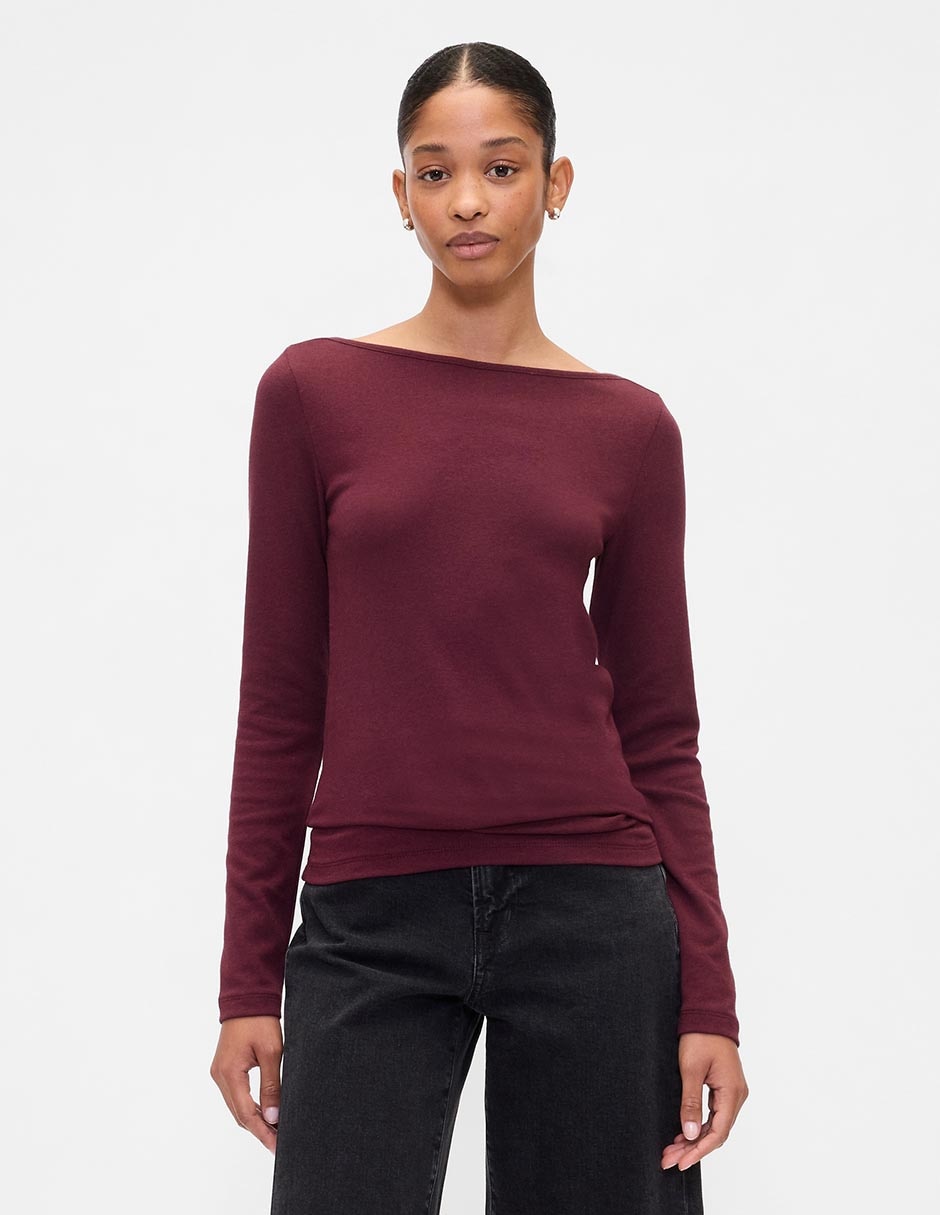 PLAYERA GAP 540606 LISO REGUL, XCH, ROJO