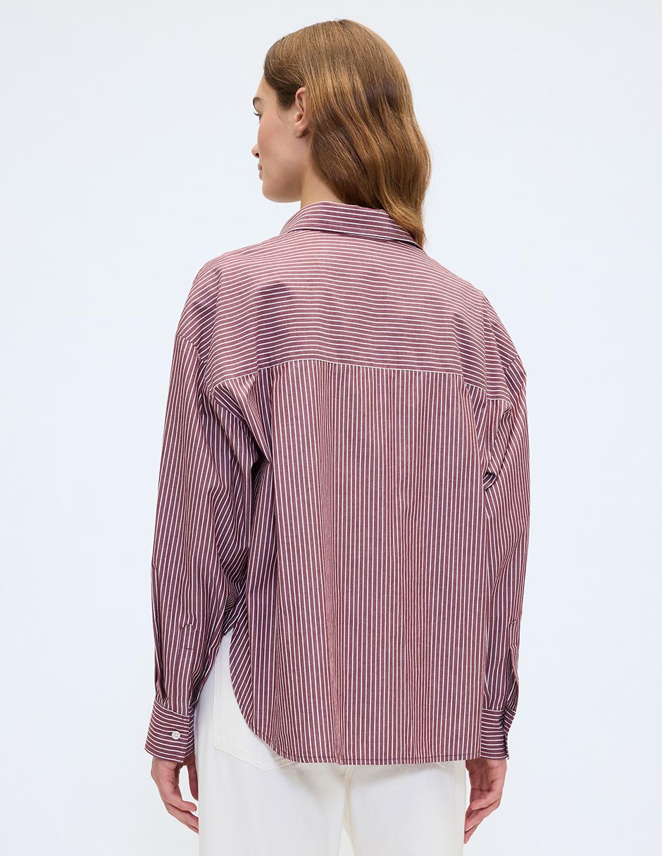 CAMISA GAP 781563 ALGODÓN CO, CH, ROJO