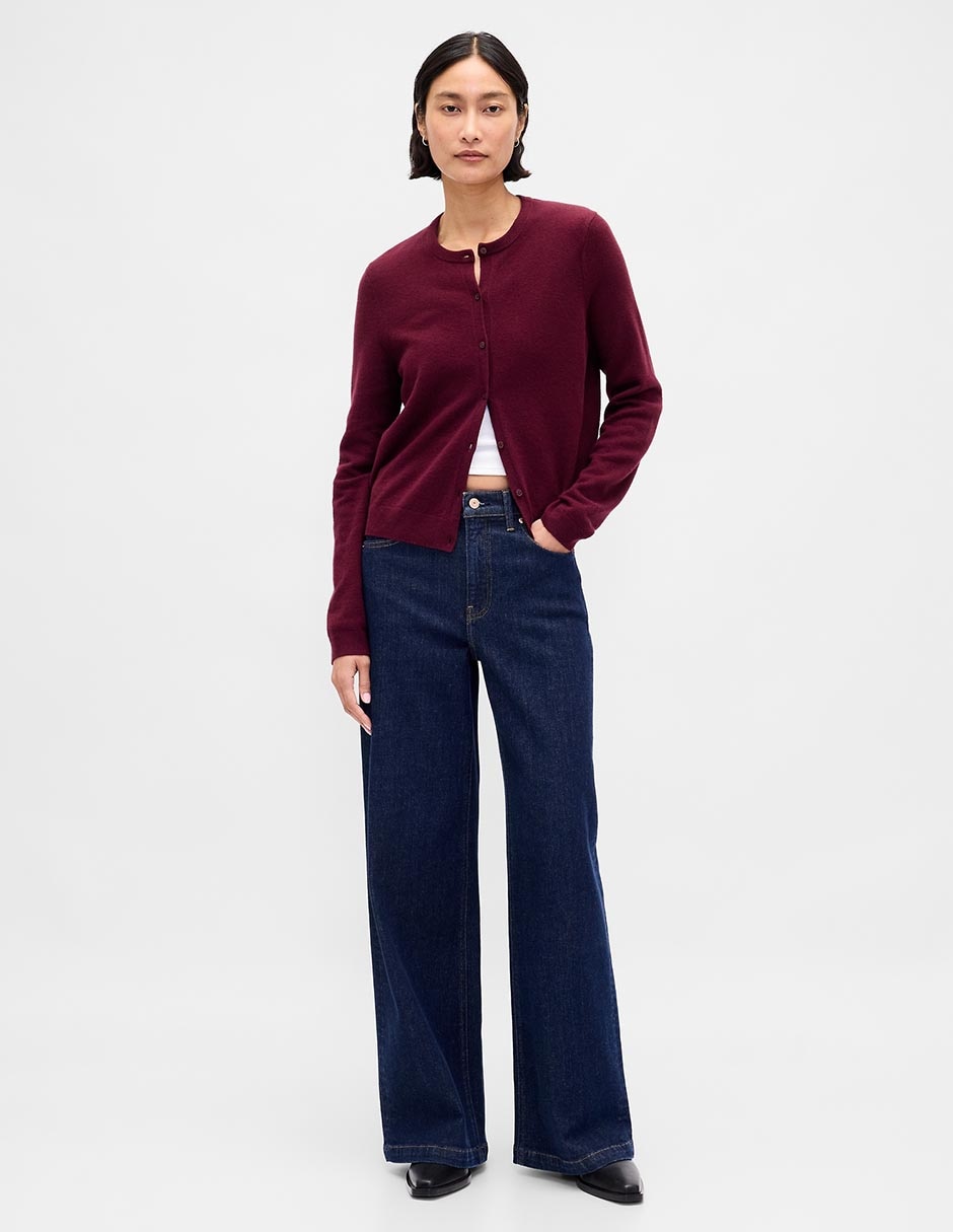 Suéter cuello redondo para mujer