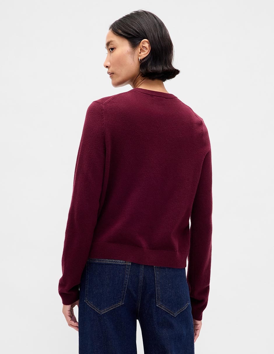 Suéter cuello redondo para mujer