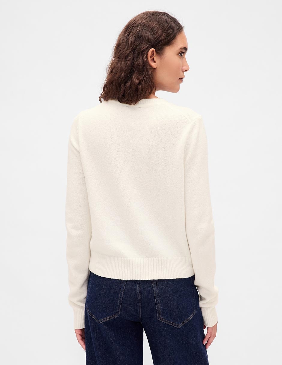Suéter cuello redondo para mujer 6