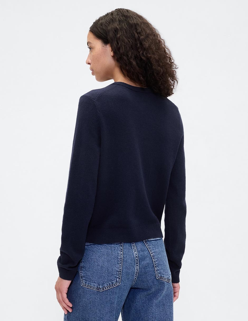 Suéter cuello redondo para mujer 3
