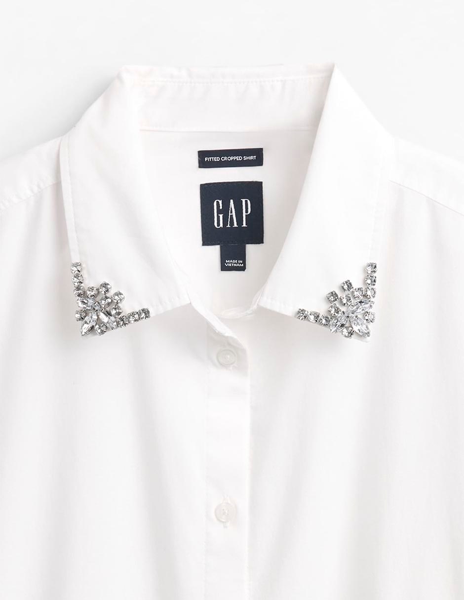 Camisa de algodón manga larga para mujer 4