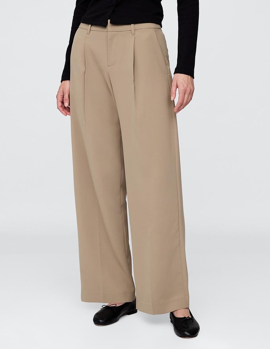 Pantalón de vestir straight para mujer Pantalón de vestir straight para mujer