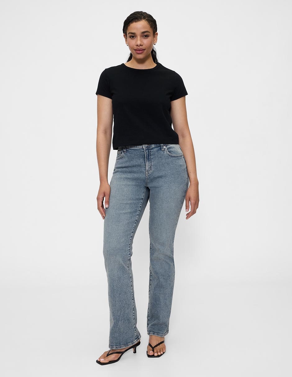 Jeans straight para mujer 5