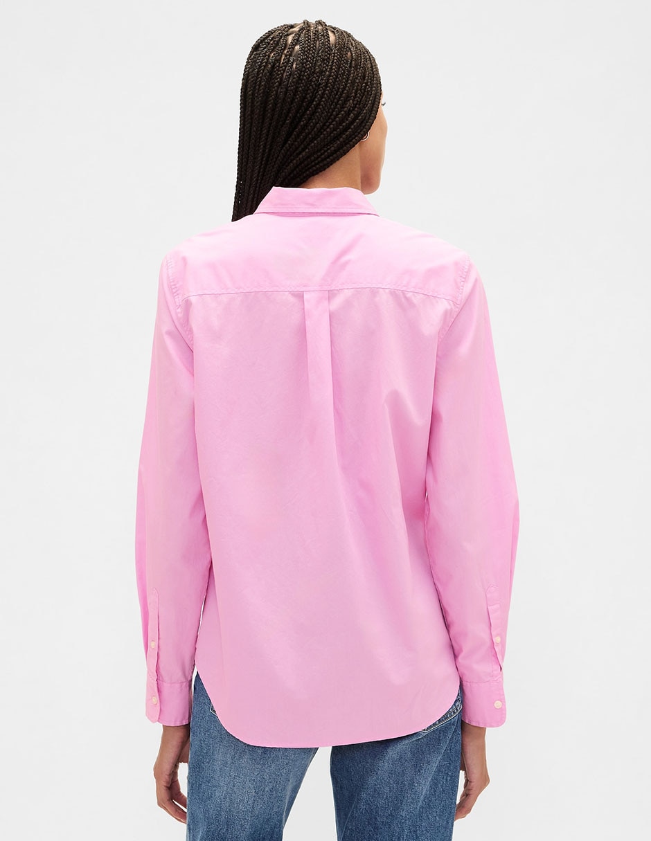 Camisa de algodón manga larga para mujer 3