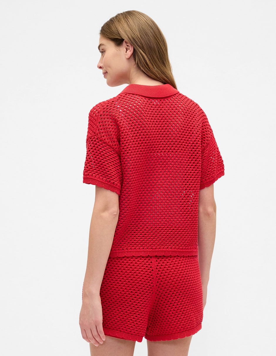CAMISA GAP 844258 MEZCLA MAT, XG, ROJO