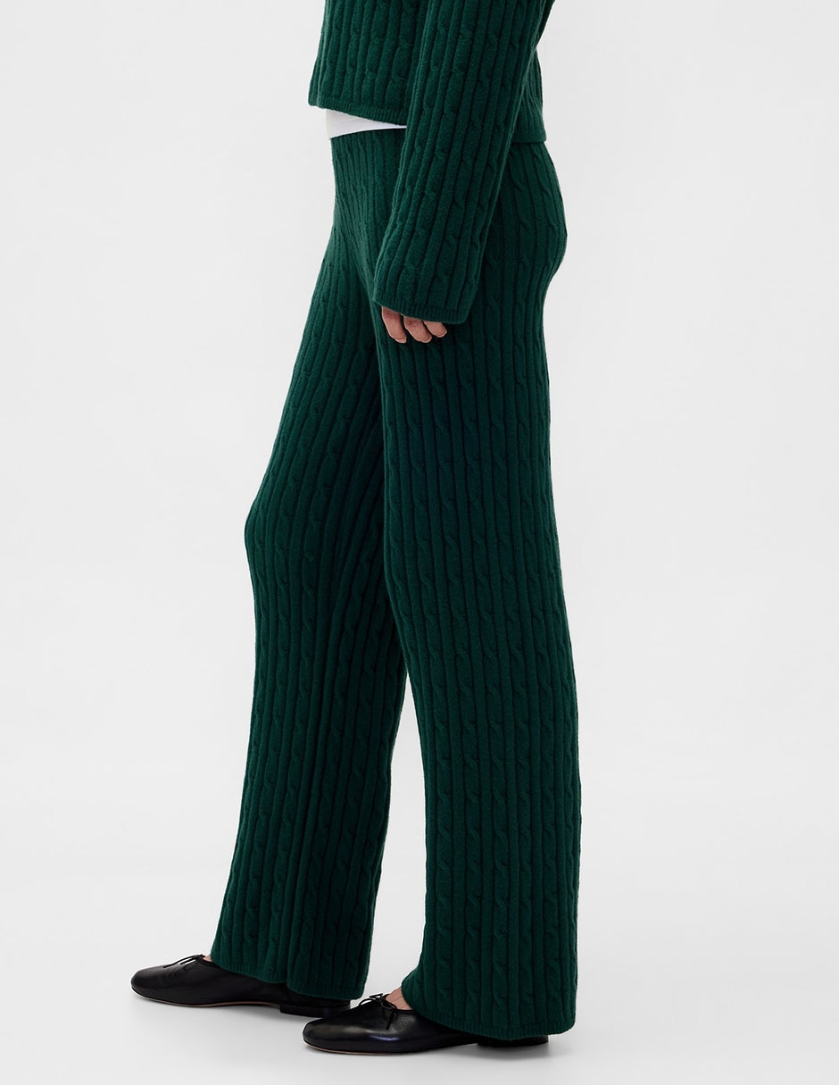 Pantalón acampanado amplio para mujer 3