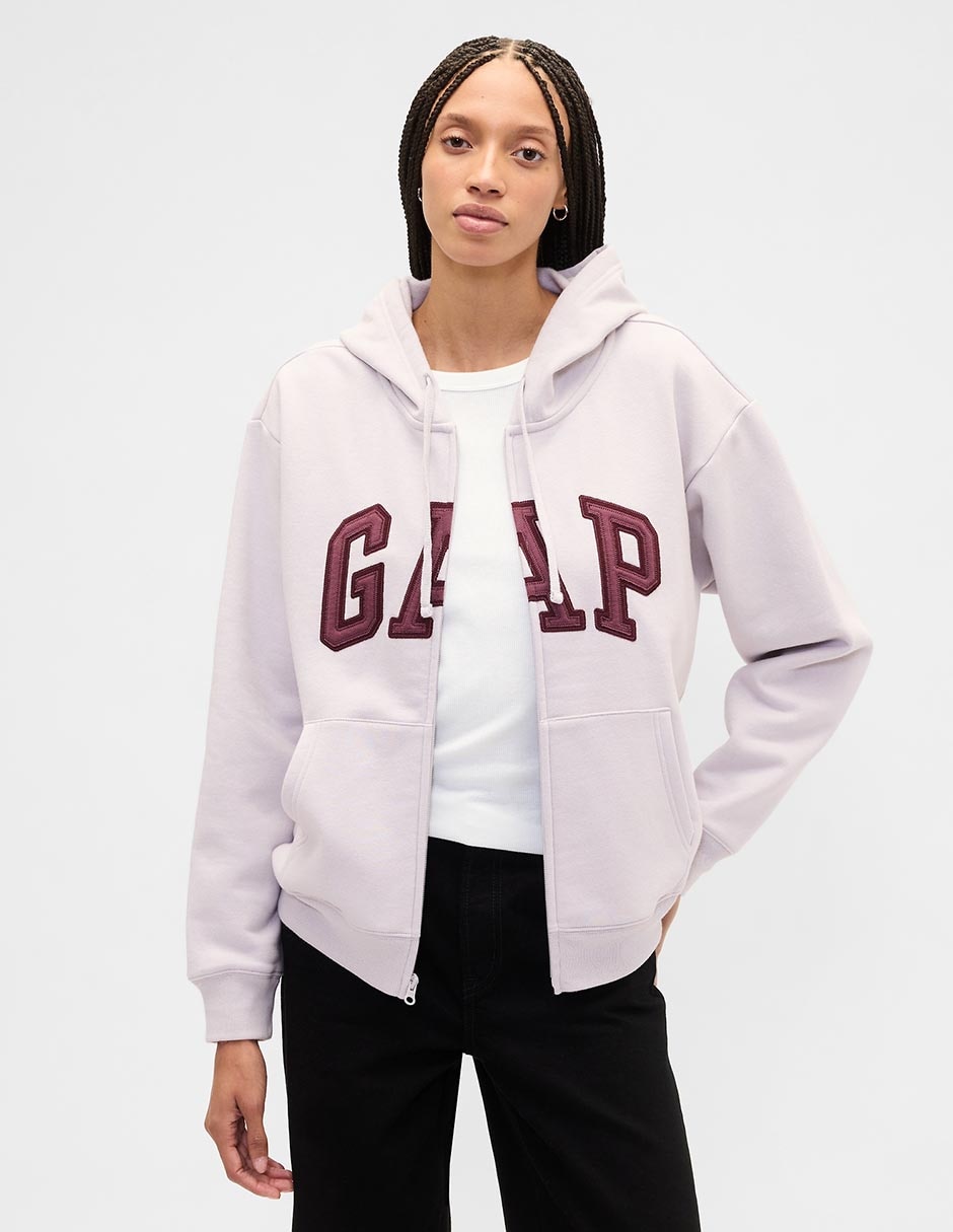 Sudadera con capucha y bolsa para mujer