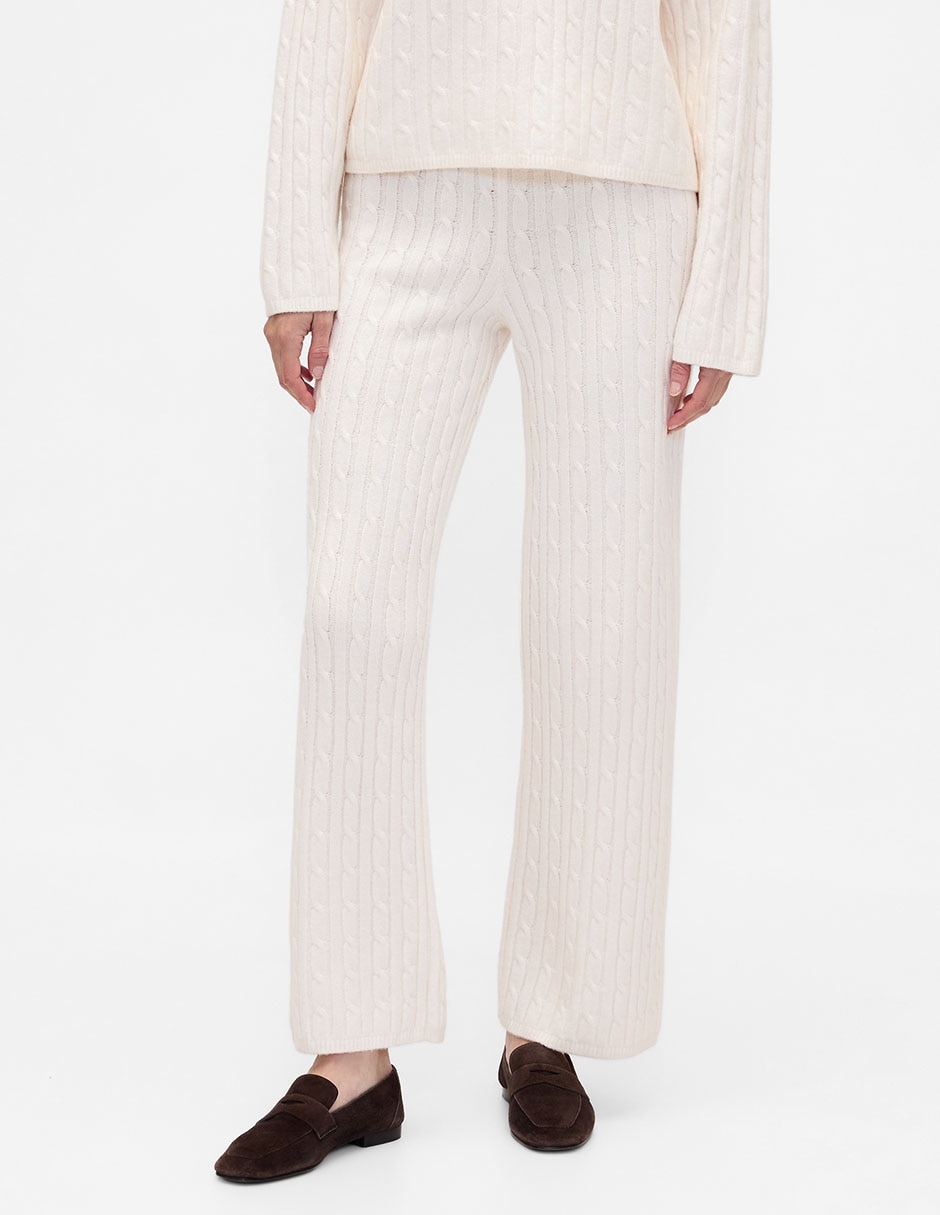 Pantalón acampanado amplio para mujer 2