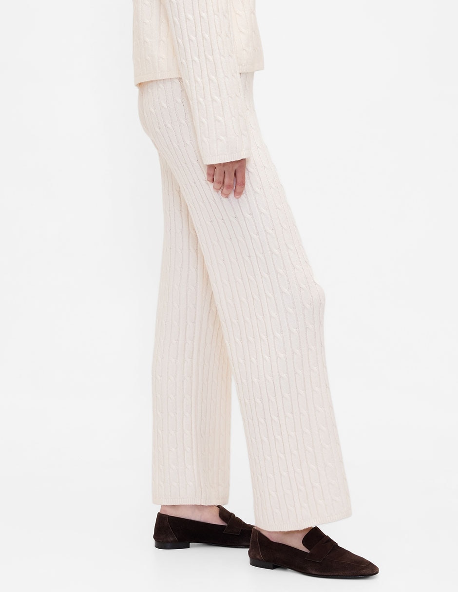Pantalón acampanado amplio para mujer 3