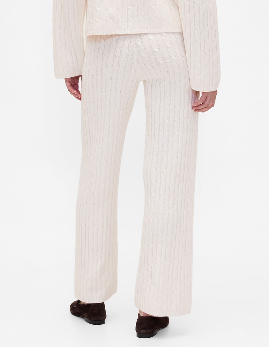 Pantalón acampanado amplio para mujer 4