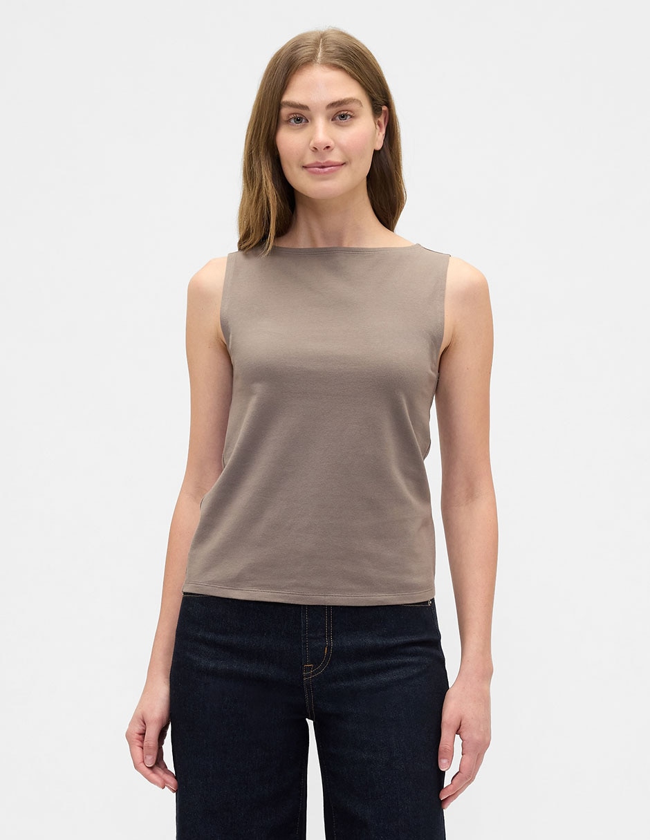 Playera cuello redondo para mujer