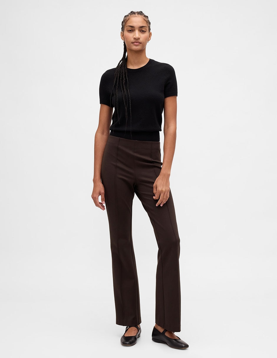 Pantalón acampanado straight para mujer
