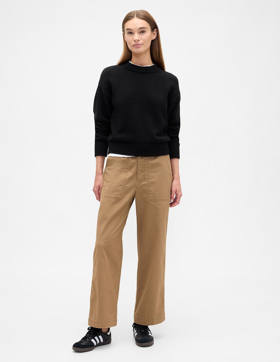 Pantalón easy pant wide leg para mujer Pantalón easy pant wide leg para mujer