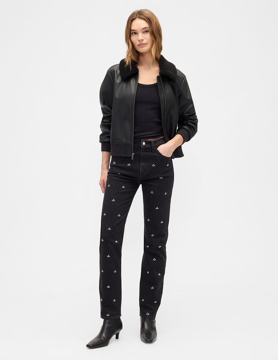 Jeans straight para mujer