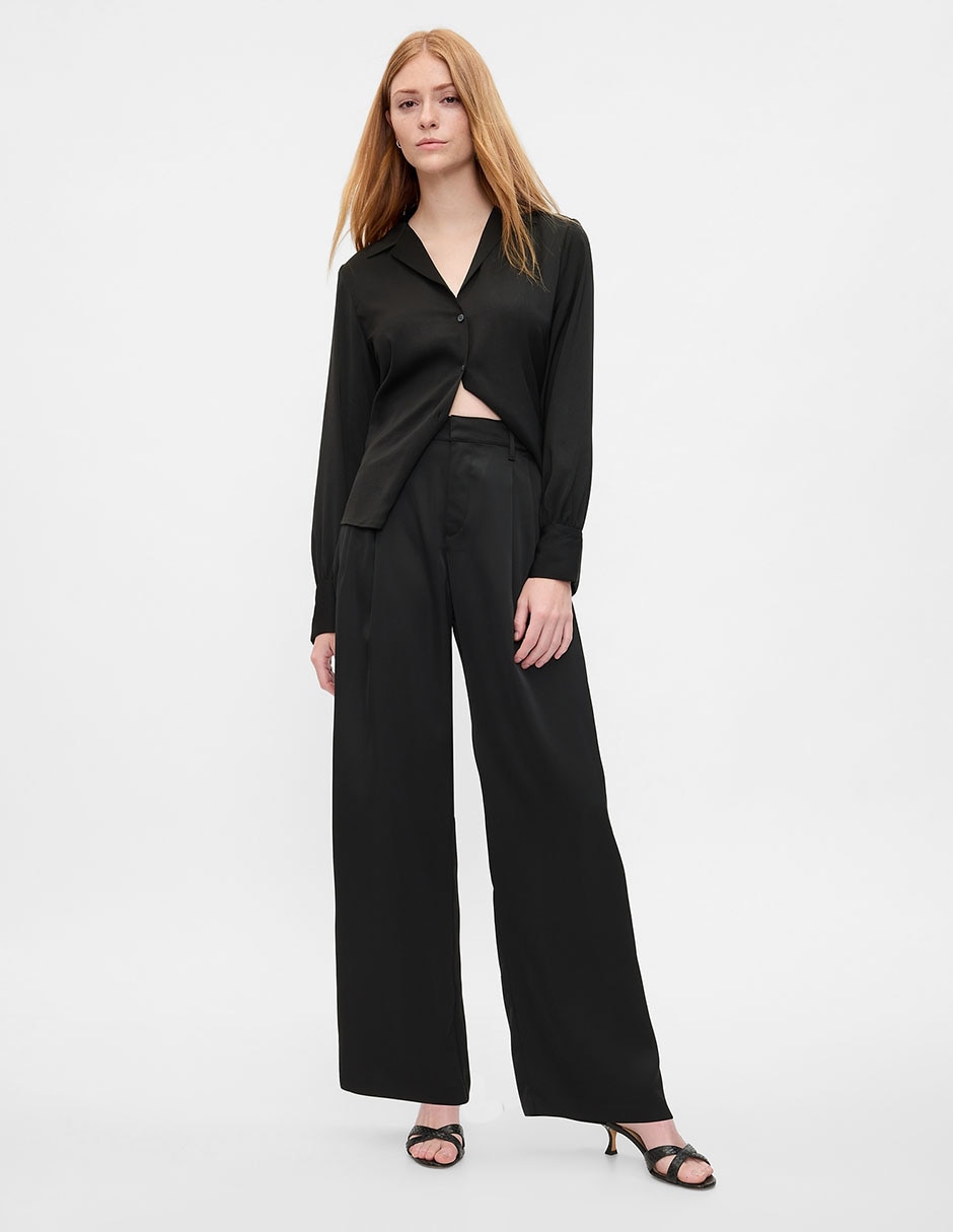 Pantalón de vestir amplio para mujer