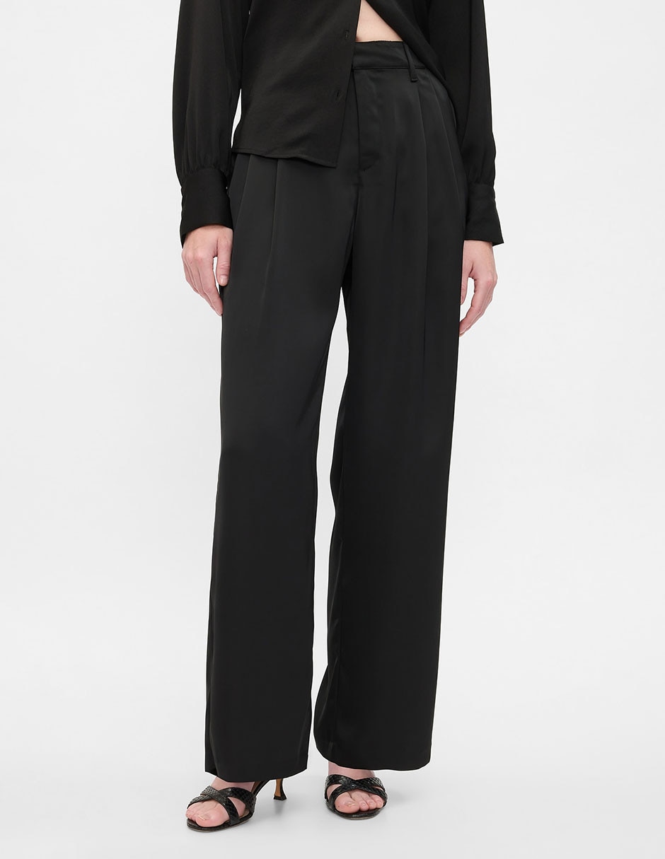 Pantalón de vestir amplio para mujer 2