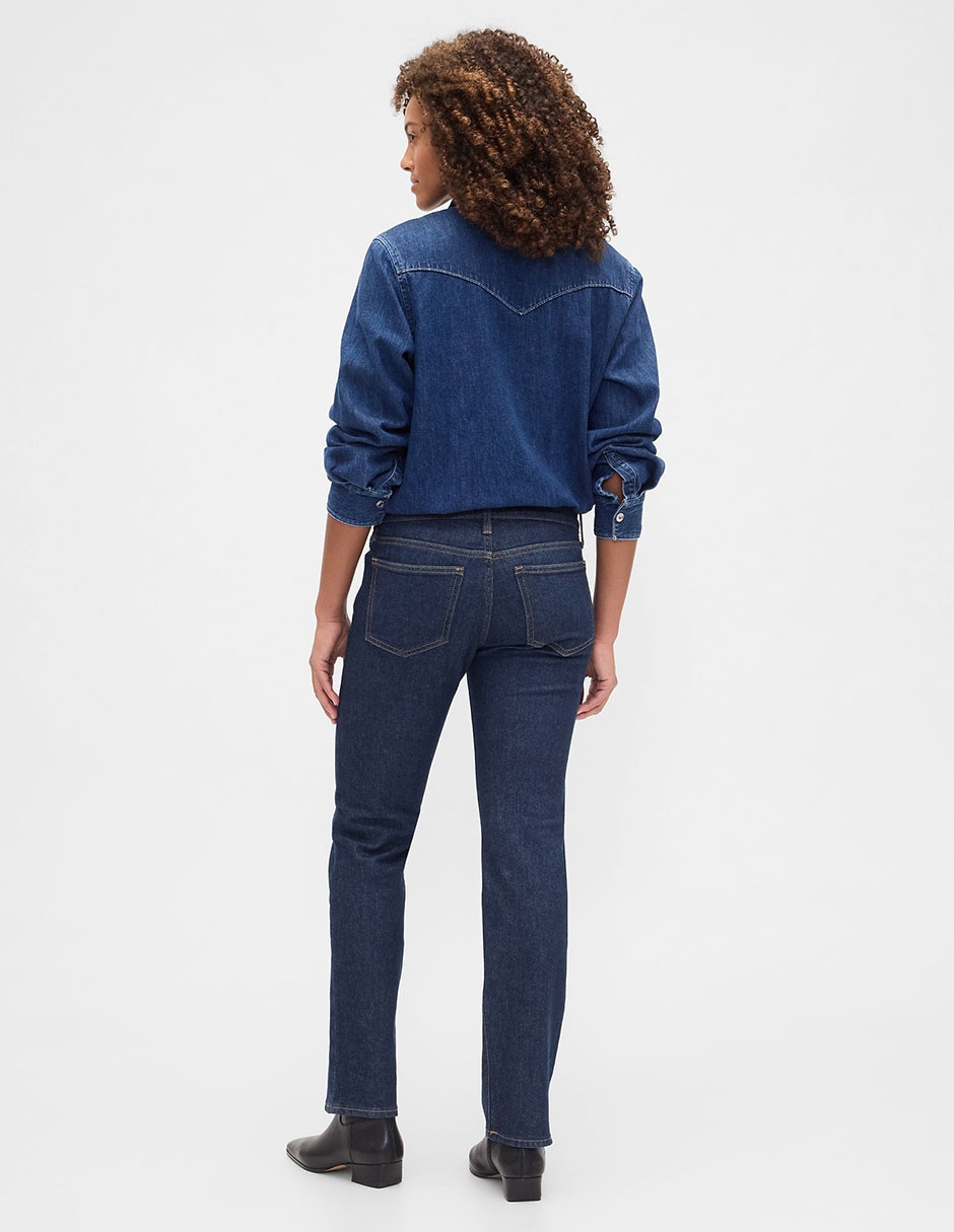Jeans straight para mujer 2