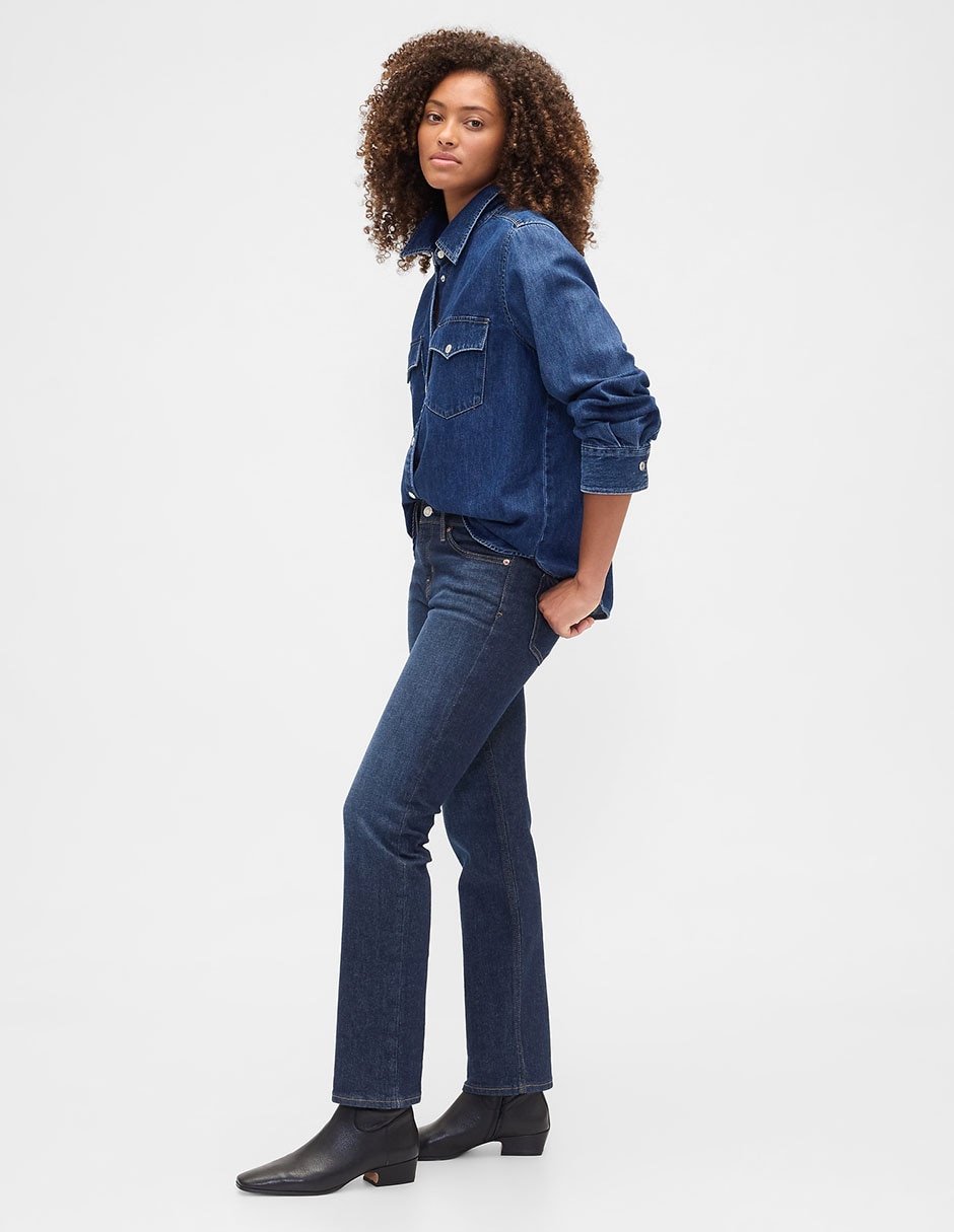 Jeans straight para mujer 3