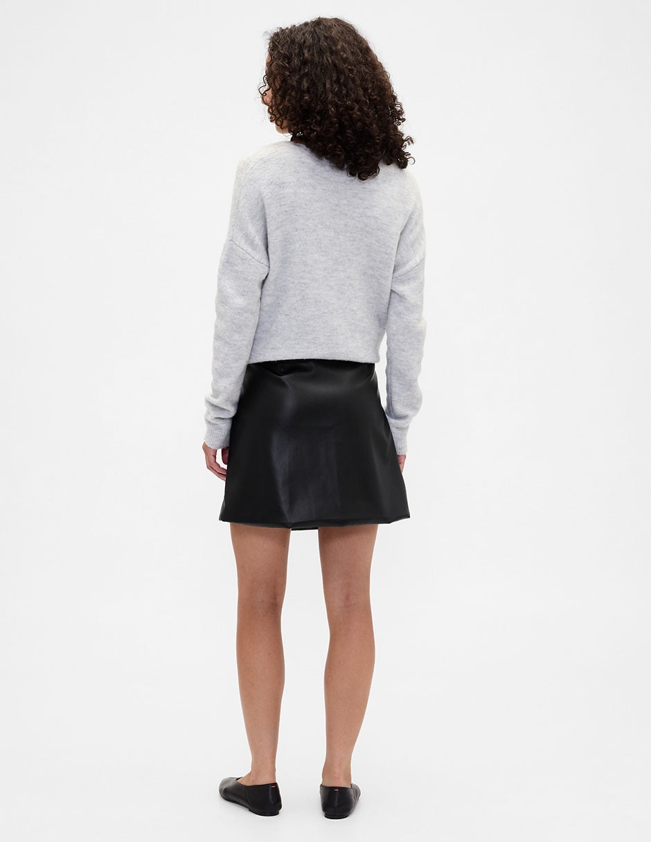 Falda mini a la cintura 2