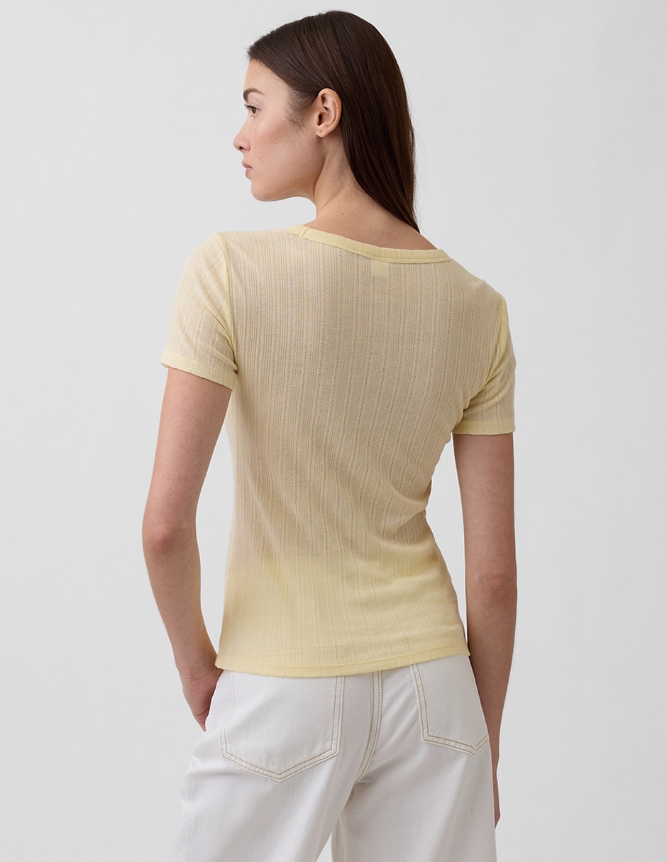 PLAYERA GAP 822837 LIS, 2XCH, AMARILLO